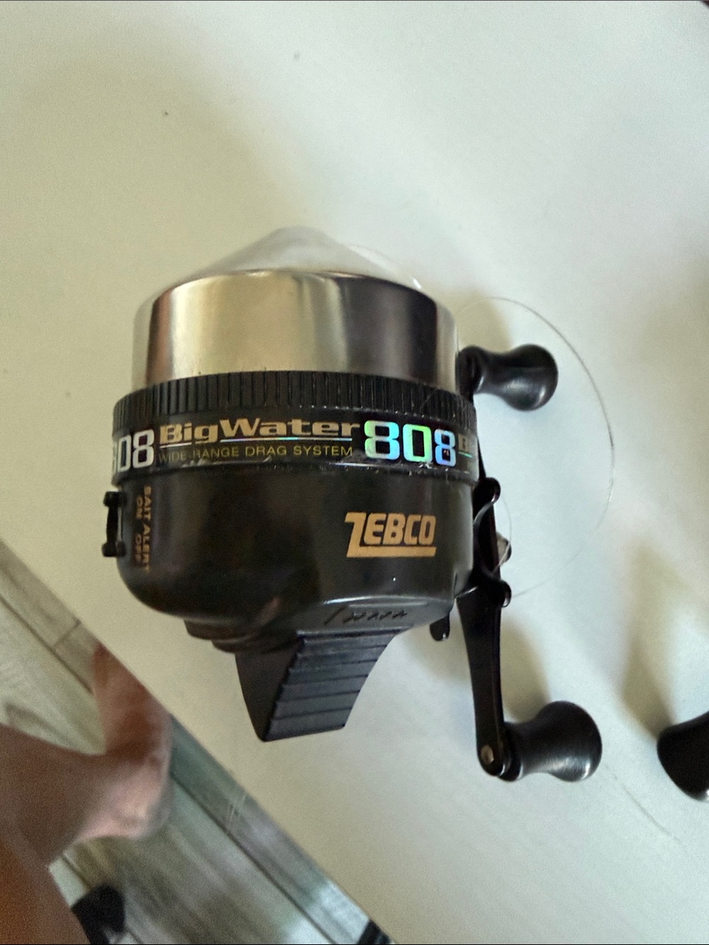 Zebco big water 808 spin cast fishing reel